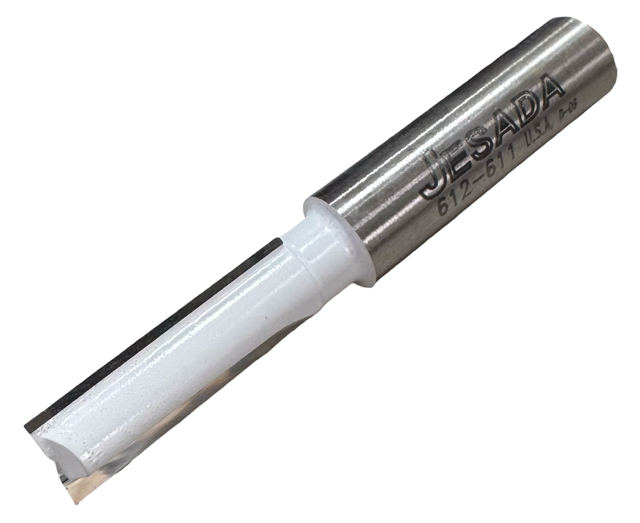Jesada 7/16" Carbide Tipped Straight Router Bit, 1/2" Shank, USA Made