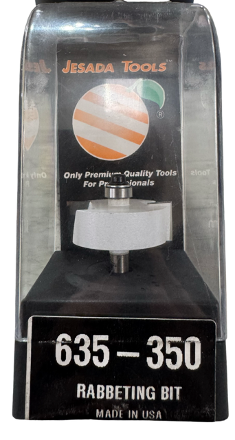 Jesada 1-3/8" Carbide Tipped Rabbeting Router Bit, 1/4" Shank USA Made