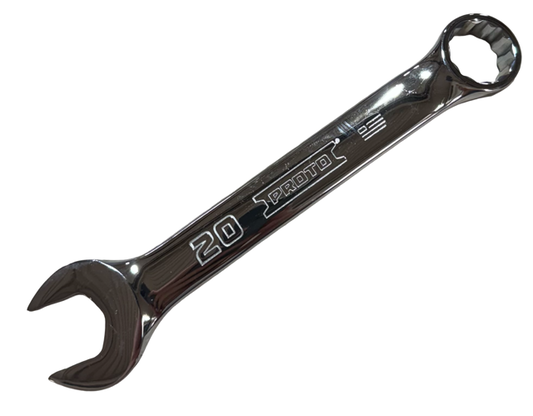 Proto 20mm Stubby Combination Wrench 12 Point Full Polish USA Made