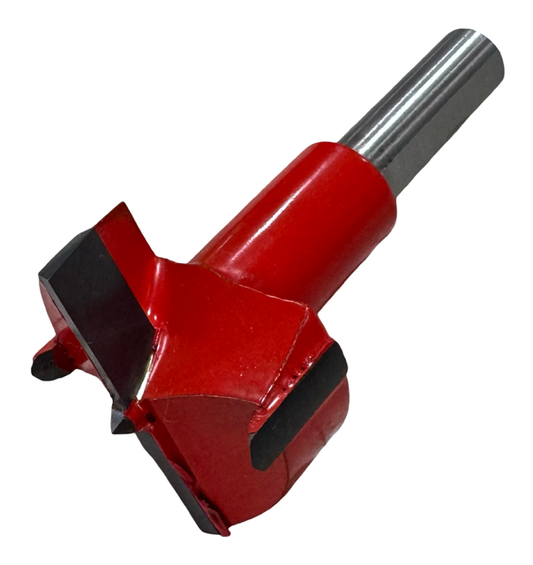 35mm Carbide Tipped Forstner Bit 3/8" Shank, 70mm Overall, Saw Tooth, Left Hand