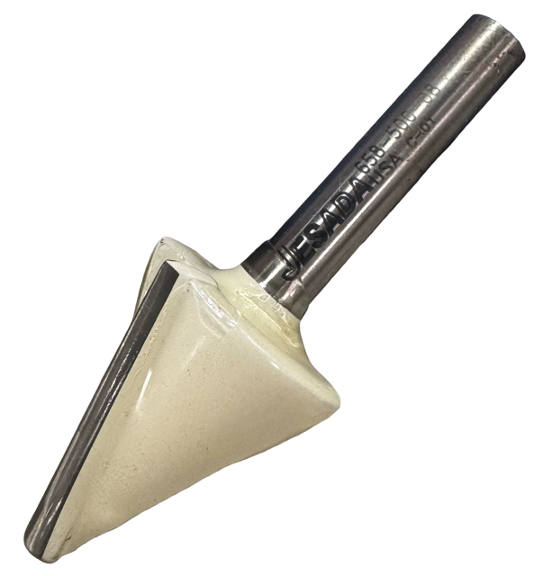 Jesada 1-1/8" Carbide Tipped 20° Point Cutting Router Bit 1/2" Shank USA Made