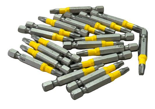 Wiha T20 x 50mm Torx Power Bit 1/4" Hex Drive 20 Pack