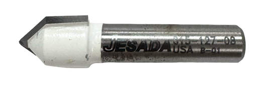 Jesada 1/2" Router Bit Carbide Tipped 8mm Shank 90° Angle USA Made