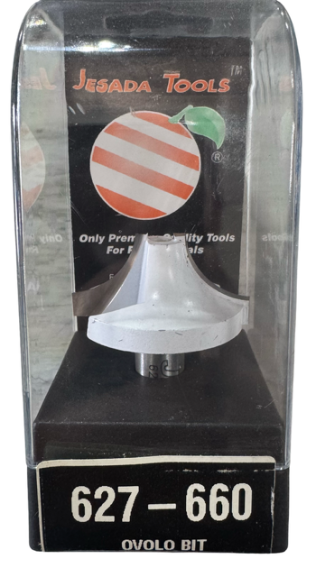 Jesada 1-3/4" Router Bit Carbide Tipped Ovolo Bit 1/2" Shank 5/8" Radius USA Made