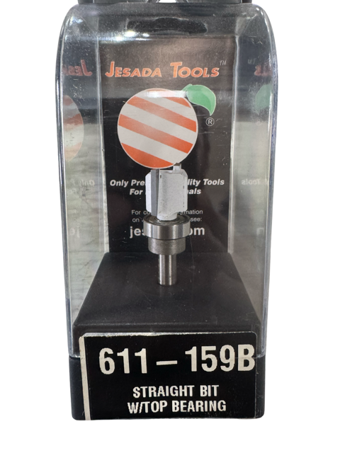 Jesada 5/8" Router Bit Carbide Tipped Straight Top Bearing Pattern Bit 1/4" Shank USA Made