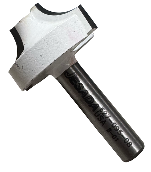 Jesada 1-1/4" Router Bit Carbide Tippe Ovolo Bit 8mm Shank USA Made