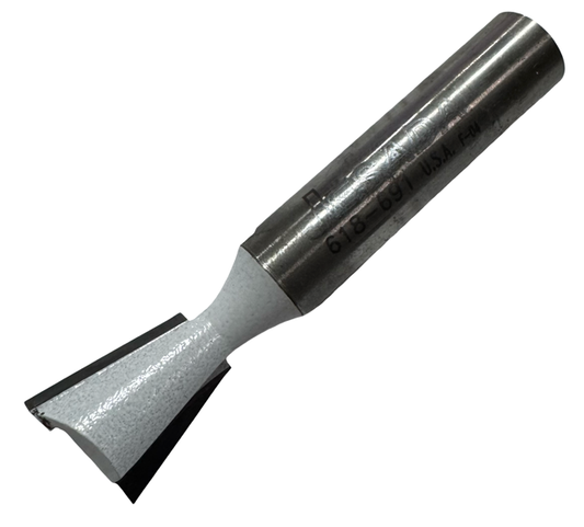 Jesada 3/4" Router Bit Carbide Tipped Dovetail Woodworking Bit 1/2" Shank 14° Angle USA