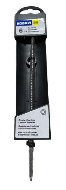 Kobalt 6" Double-Cut Bastard Tooth Round File K6R
