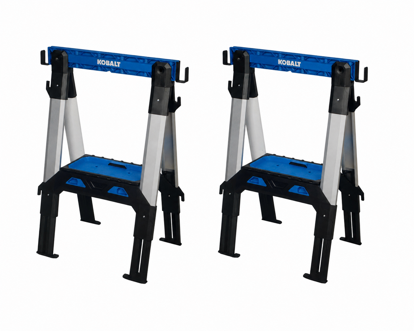Kobalt 4-in-1 Multi-Function 31" Adjustable Saw Horse (2 Pack)