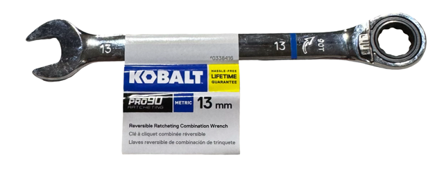 Kobalt 13mm Reversible Ratcheting Combination Wrench 12 Point
