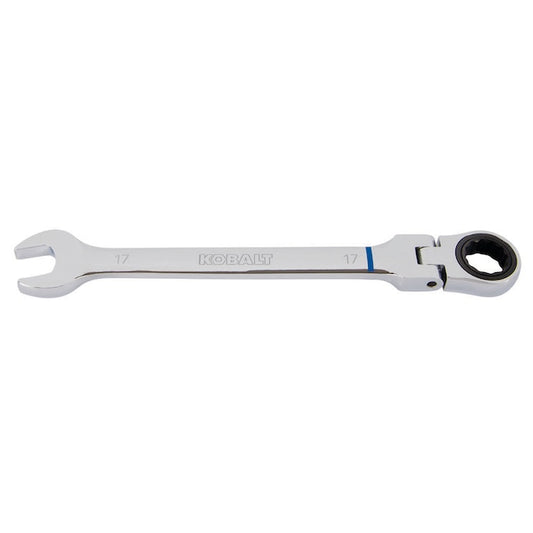 Kobalt 17mm Flex Head Combination Wrench 12 Point 90-Tooth