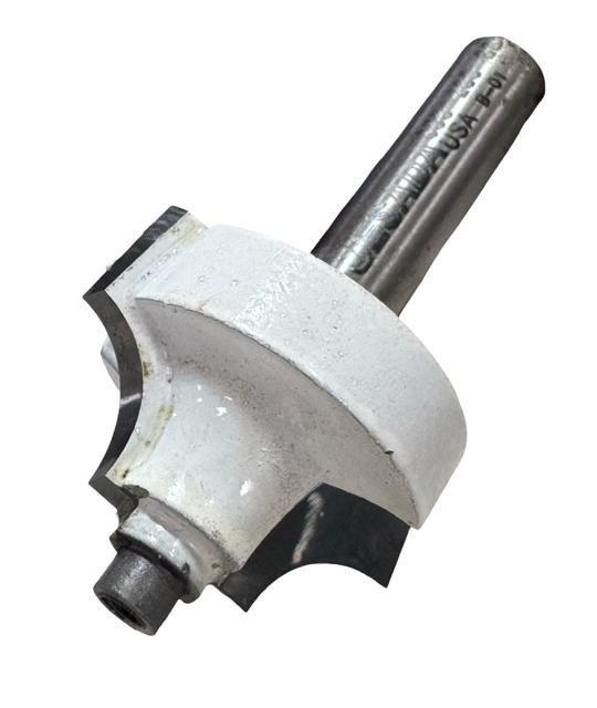 Jesada 1-1/8" Router Bit Carbide Tipped Roundover Bit 8mm Shank USA Made