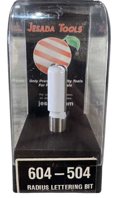 Jesada 3/4" Router Bit Carbide Tipped Radius Sign Lettering Bit 1/2" Shank USA Made