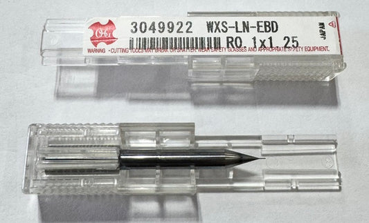 OSG 0.2mm Carbide Ball End Mill, 4mm Shank, 2 Flute, SiC Coated