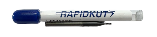 RapidKut .040" Carbide End Mill 4 Flute Diamond Coating .005" Radius USA Made