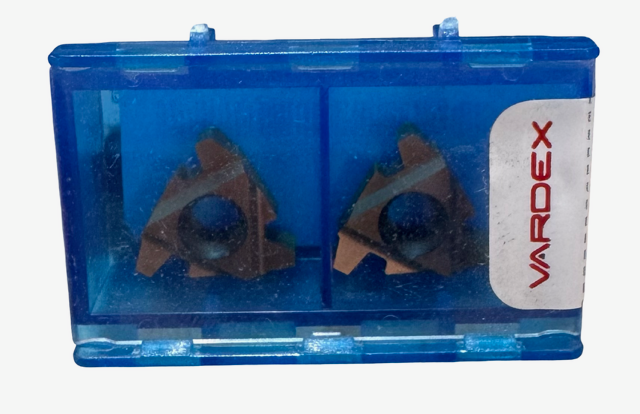 Vardex 6ACMEX Carbide Full Profile ACME Threading Inserts 2 Pack