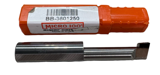 Micro 100 Carbide Boring Tool .360" to 1.25" Min Bore USA Made