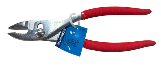 MaxPower 8" Slip Joint Pliers Comfort Grip 00257