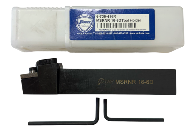 TMX MSRNR 16-6D Indexable Tool Holder 1" Shank