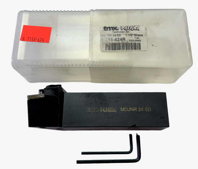 TMX MDJNR 24-5D Indexable Tool Holder RH 1/2" Shank