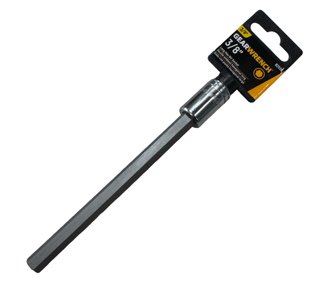GearWrench 3/8" Drive 3/8" Long Hex Bit Socket 82536