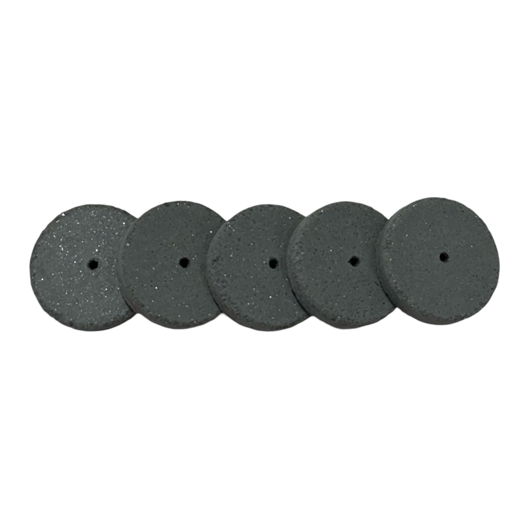 Cratex Rubberized Abrasives 1” x 3/16” x 1/16 Grinding Wheels Straight Edge Coarse 5pk