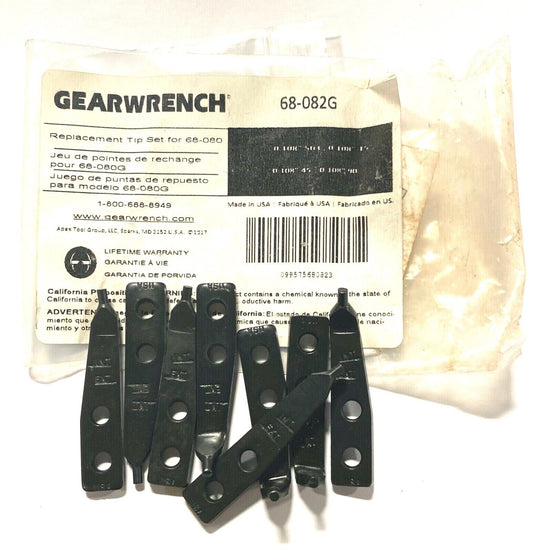 GearWrench Replacement Tip Set 0.108 Interchangeable Points For 68-080