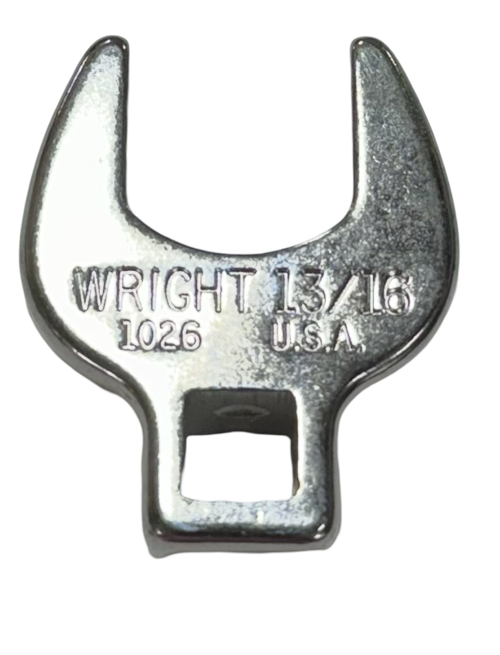 Wright Tool 13/16" Crowfoot Wrench 3/8" Drive USA Made