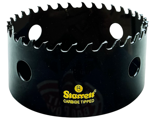 Starrett 4-1/4" Carbide Tipped Hole Saw 65639