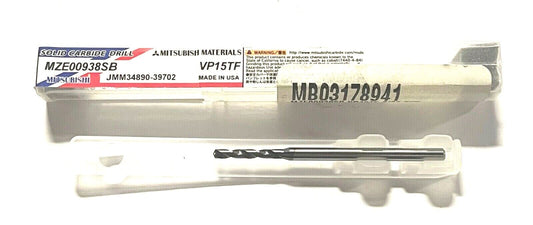 Mitsubishi .0938 Solid Carbide Drill 2xD Micro Carbide Drill Miracle Coating USA