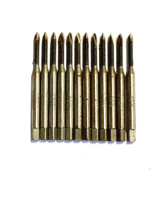 3-48 Thread Forming Tap Spiral Point Plug Taps HSS 12 Pack USA Made