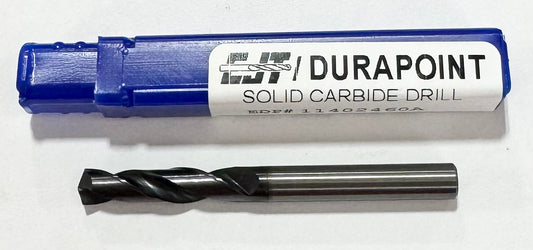 CJT Letter D Solid Carbide Drill 2FL TiAlN Stub Length 140° Honed Double Split Point