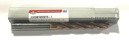 PCT .4063 Solid Carbide Drill ZrCN Coating High Performance Coolant Thru 3FL USA