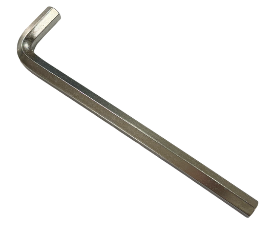 Wiha 1/2" x 209mm Long Arm Hex L-Key Nickel Plated