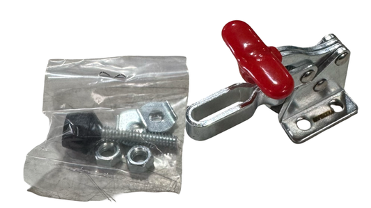 RapidHold Horizontal Toggle Clamp 150lbs U-Bar Flanged Base 1" Arm