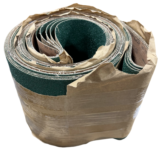 10" x 168" Sanding Belts 36 Grit Ceramic 5 Pack