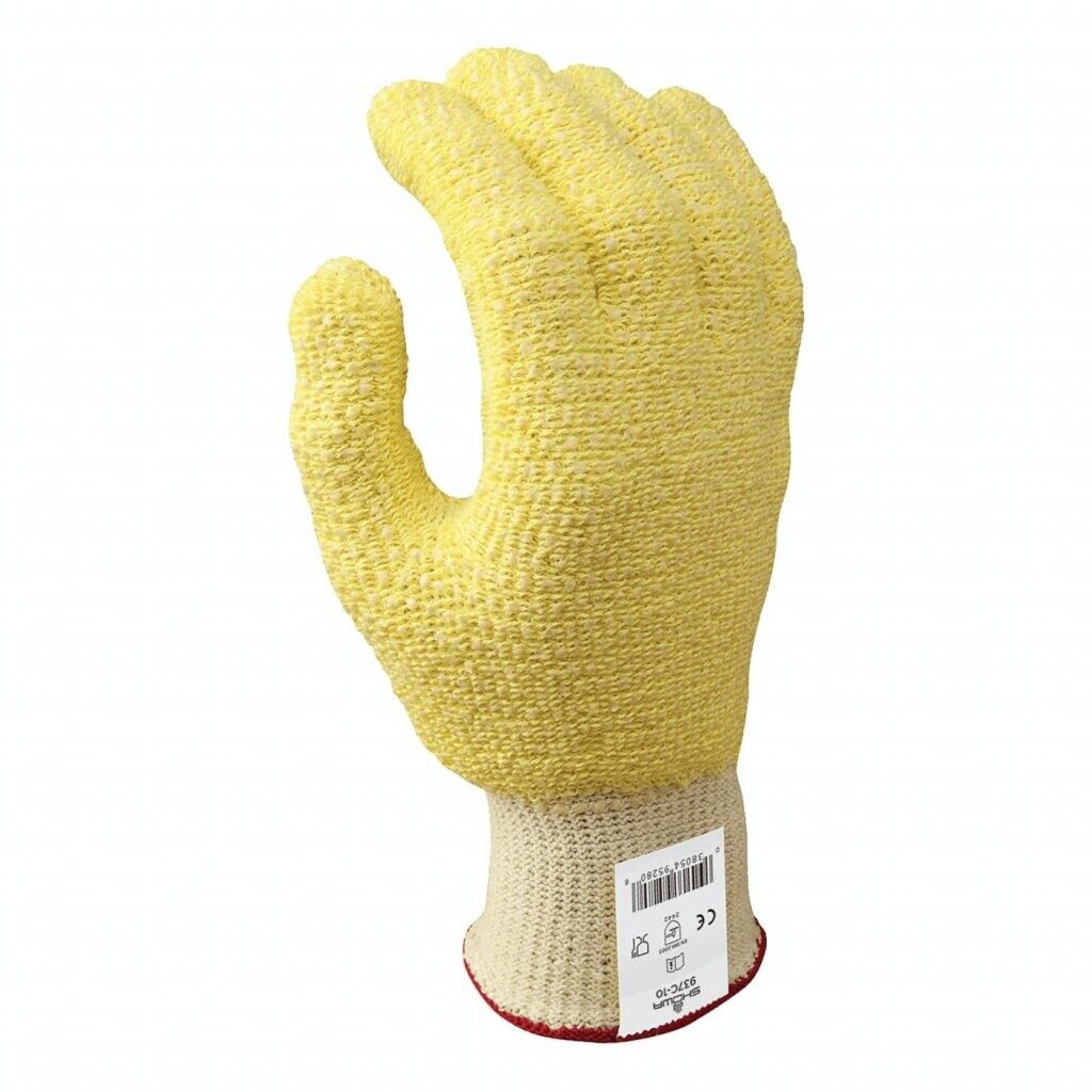 SHOWA Cut Resistant PPE Safety Work Gloves Fully Dotted TERRY-PLUS Size M 1DZ