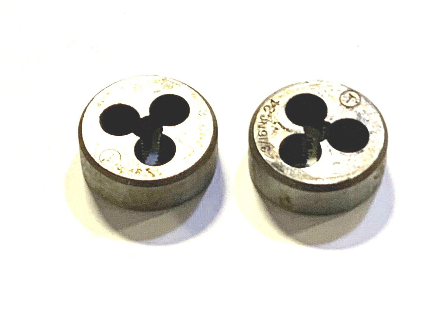 3/16-24 Solid Round Die 1" Carbon Steel 2 Pack