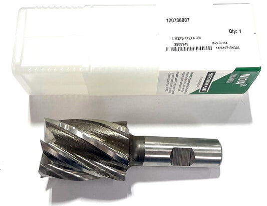 WIDIA 1-1/2" Cobalt M42 End Mill 6 Flute Center Cutting 3/4" Shank USA Made