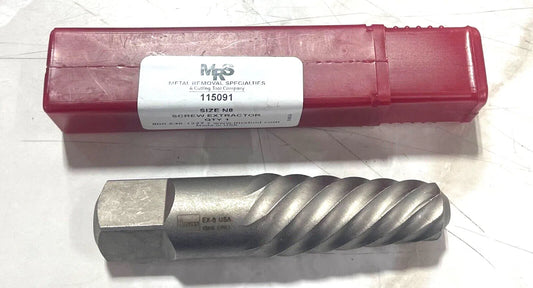 Metal Removal Size N8 Screw Extractor 13/16" Drill USA Made 115091
