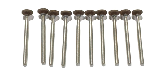 3/8" Abrasive Mounted Points W172 1/8" Shank Aluminum Oxide 10 Pack