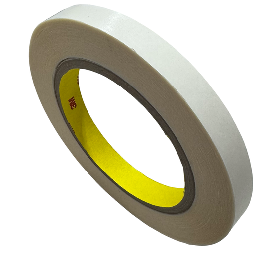 3M 1/2" x 36 yds Acrylic Double Coated Tape, 3.9 mil, Clear
