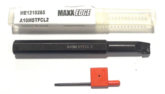 Maxx-Edge A10MSTFCL2 Indexable Boring Bar Coolant Thru 5/8" x 6" Left Hand