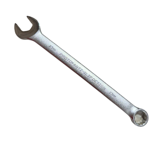 Proto 23mm Combination Wrench 12 Point Satin Chrome Finsh USA Made