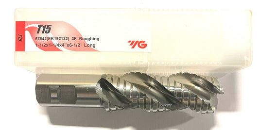 YG-1 1-1/2" Roughing End Mill High Performance Powdered Metal Long Length 3FL