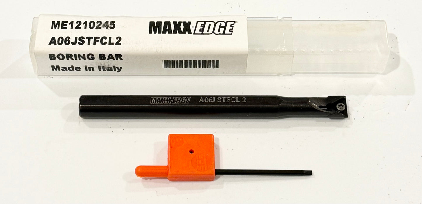 Maxx-Edge Indexable Coolant Thru Boring Bar .375" Shank .4130" Min Bore