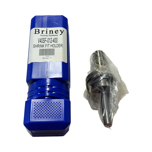 Briney CAT40 Shrink Fit Tool Holder 1/8" Bore Diameter 3" Gage Length