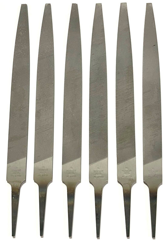 Nicholson 8" Warding File Cut Type 00 Flat Shape Double Cut 6 Pack 41636N