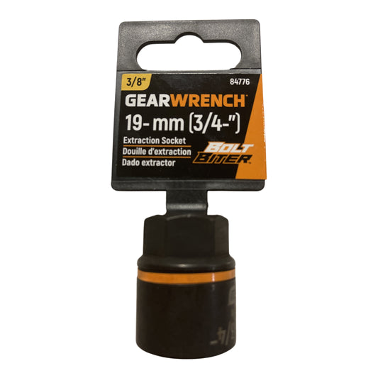 GearWrench 3/8" Drive Bolt Biter 19-mm (3/4-) Impact Extraction Socket 84776