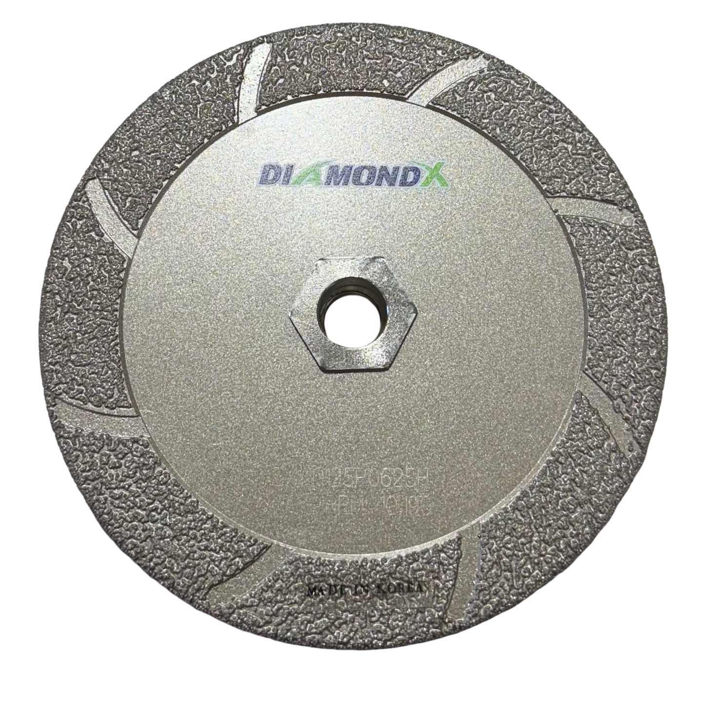 DiamondX 6" x 1/4" x 5/8-11Grinding Disc Metal Cutting Wheel DXA0125P0625H